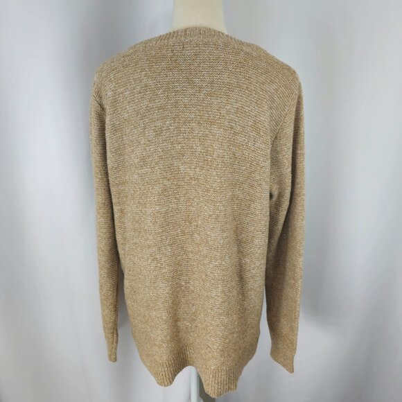 Pink Clover Women's Beige Long Sleeve Knit Sweater Size X-Large - Picture 7 of 14